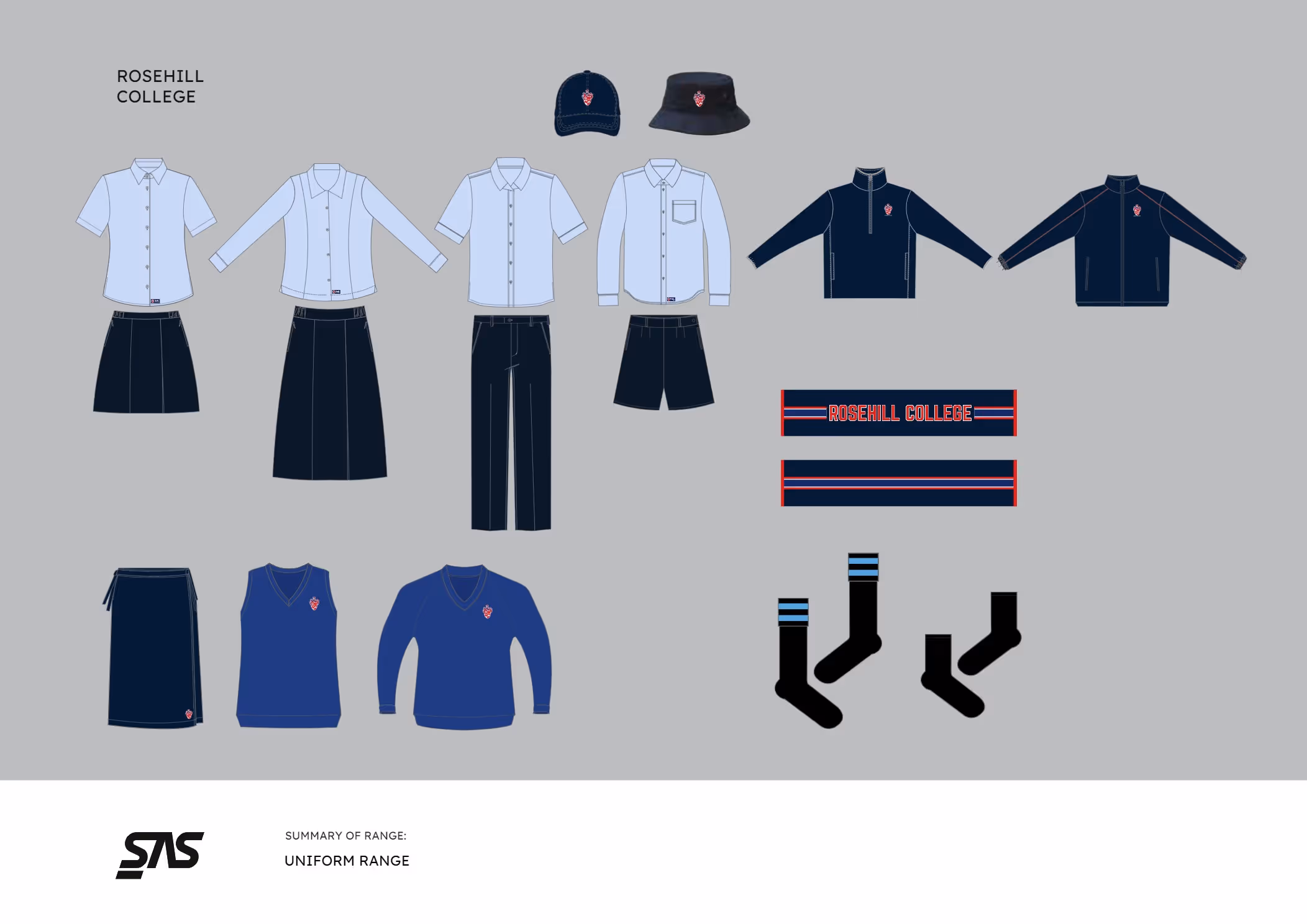 The Rosehill College juniors uniform