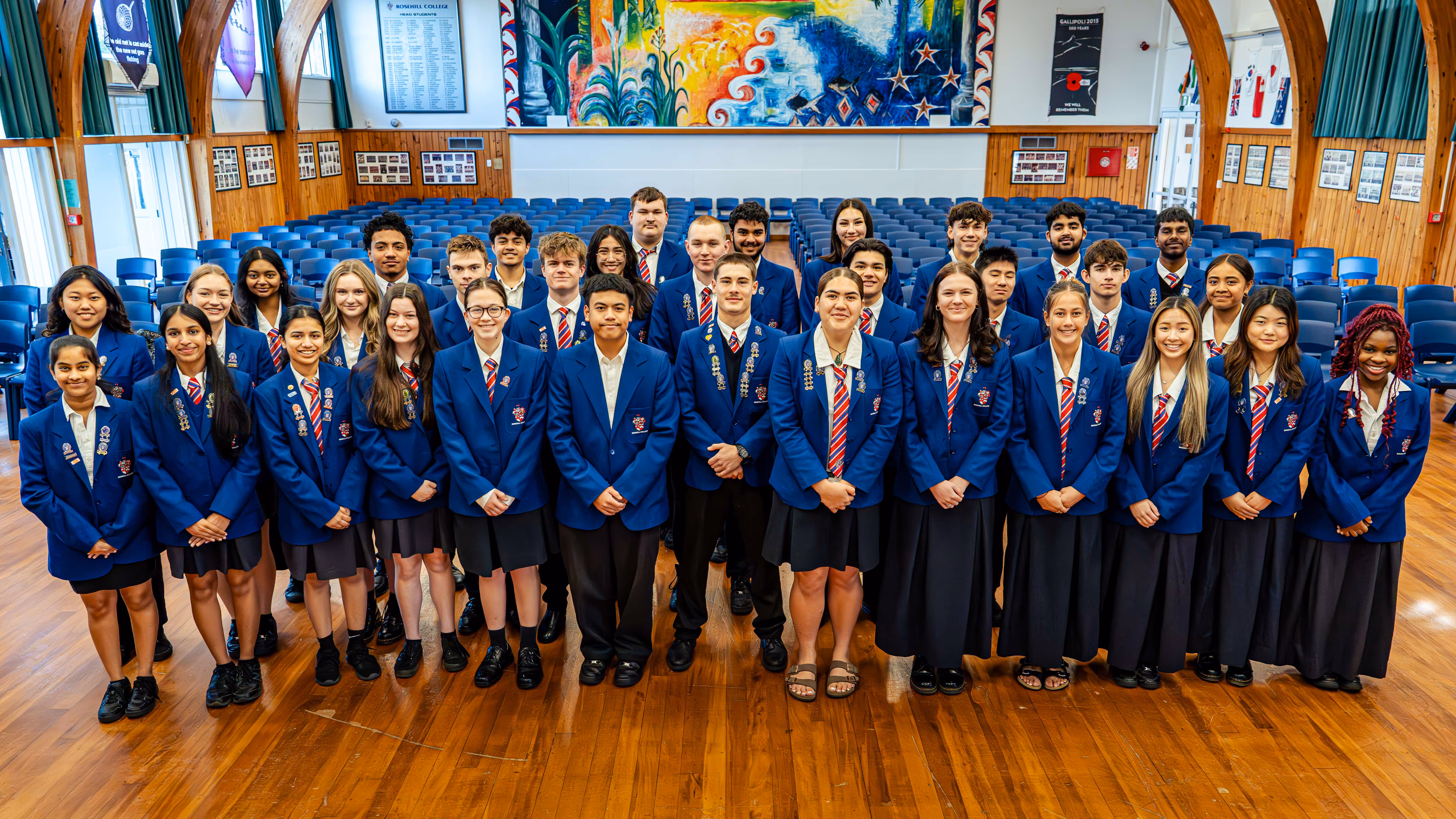 Rosehill College students